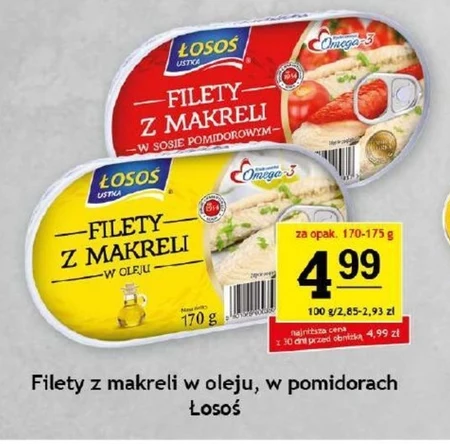 Filet z makreli Łosoś