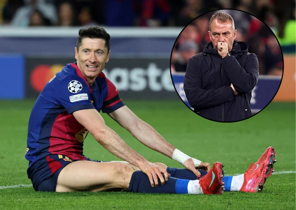 Robert Lewandowski i Hansi Flick Robert Lewandowski i Hansi Flick