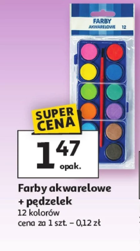 Farby akwarelowe