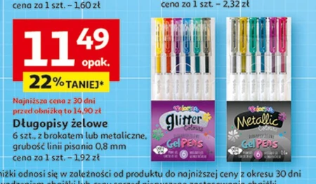 Zestaw długopisów