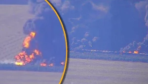 "Wyjątkowa operacja". Ukraińcy wysadzili rosyjski pociąg na Zaporożu