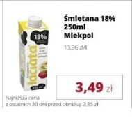 Śmietana Mlekpol