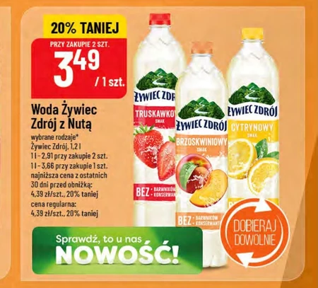 Woda smakowa Żywiec zdrój