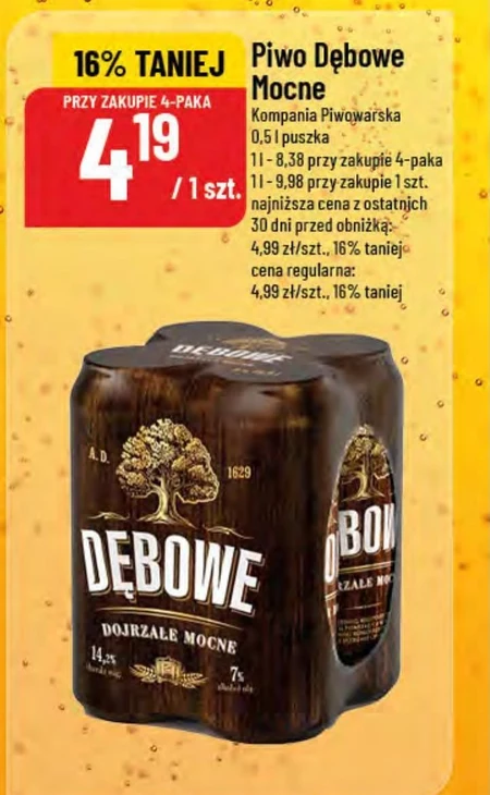 Piwo Dębowe