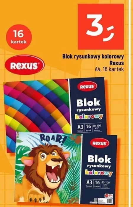 Blok rysunkowy Rexus