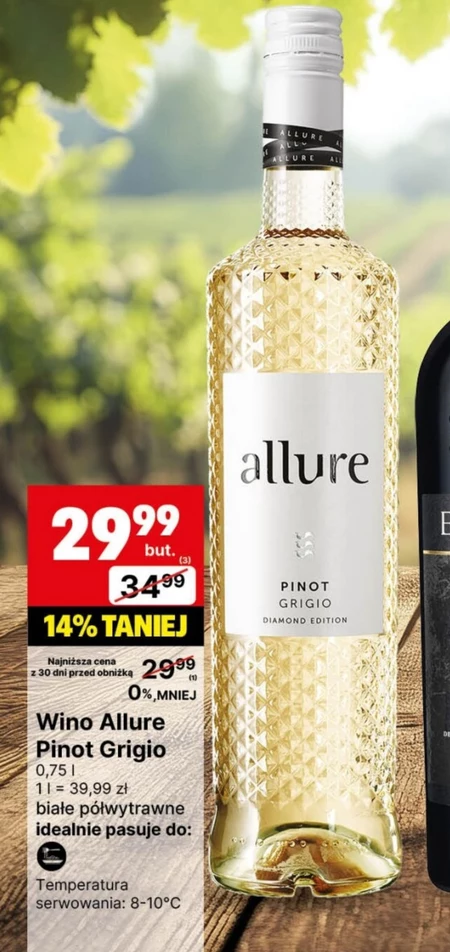 Напівсухе вино Pinot Grigio