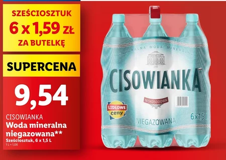 Негазована вода Cisowianka