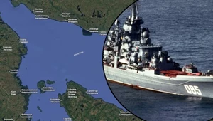Krążownik Admirał Nachimow wypłynął w morze. Pierwszy rejs od ćwierć wieku