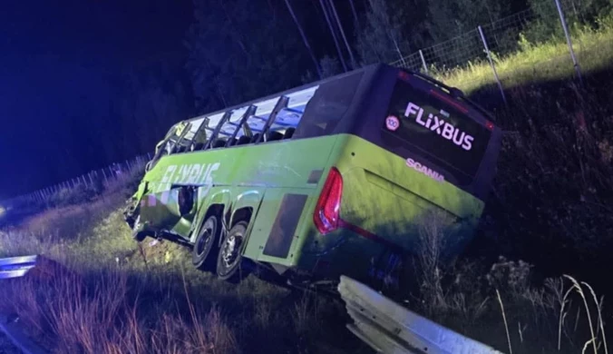 W miejscowości Powierz (woj. warmińsko-mazurskie) autobus zderzył się z ciężarówką