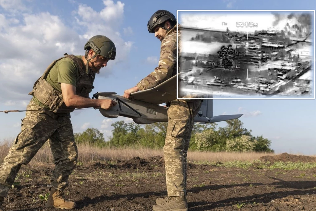 Ogień po ataku ukraińskich dronów był widoczny z kosmosu. Rosja traci kluczowy węzeł kolejowy