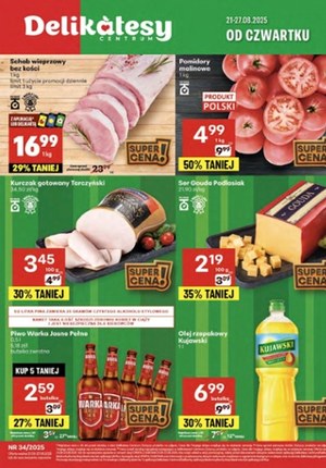 Gazetka promocyjna Delikatesy Centrum, ważna od 21.08.2025 do 27.08.2025.