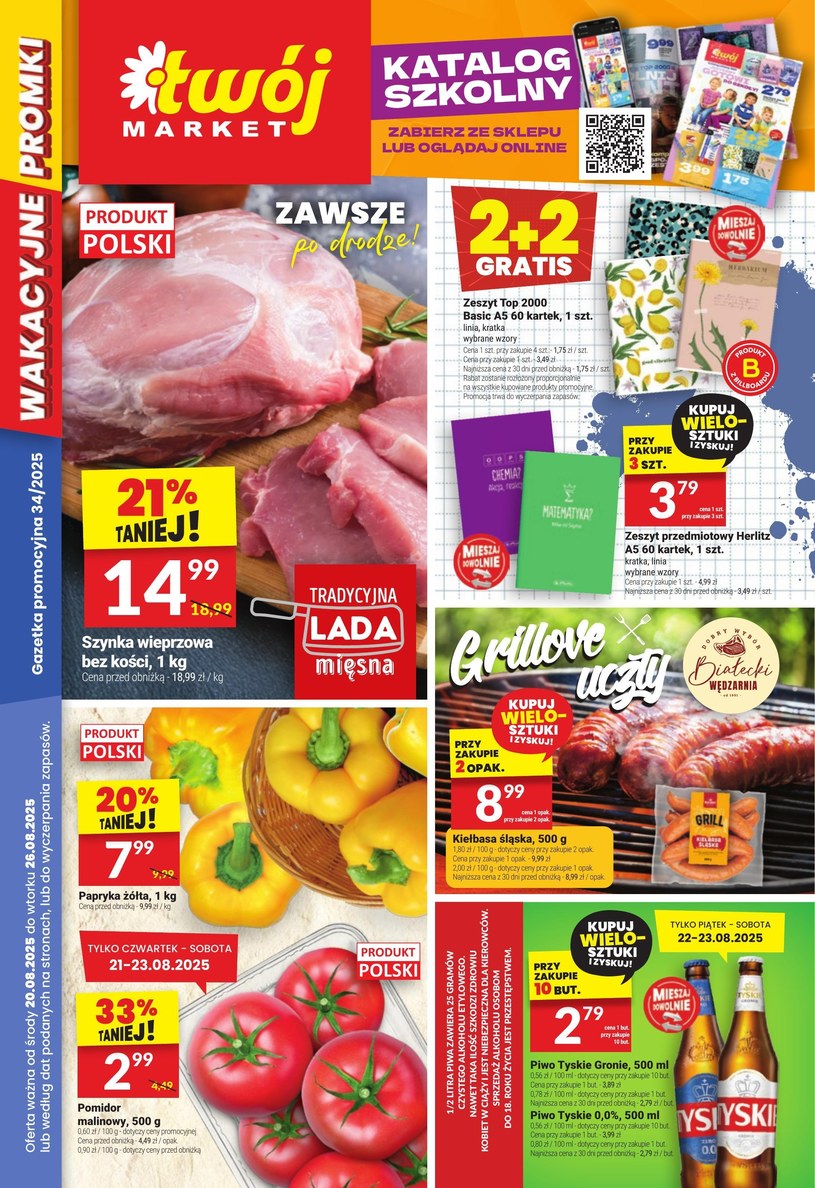 Gazetka promocyjna Twój Market - ważna od 20. 08. 2025 do 26. 08. 2025