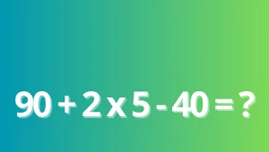 Poprawny wynik podaje co tylko 8 osoba. Ciekawe, czy ci się uda?