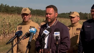 Niezidentyfikowany obiekt na Lubelszczyźnie. Wojewoda lubelski Krzysztof Komorski pojawił się na miejscu zdarzenia