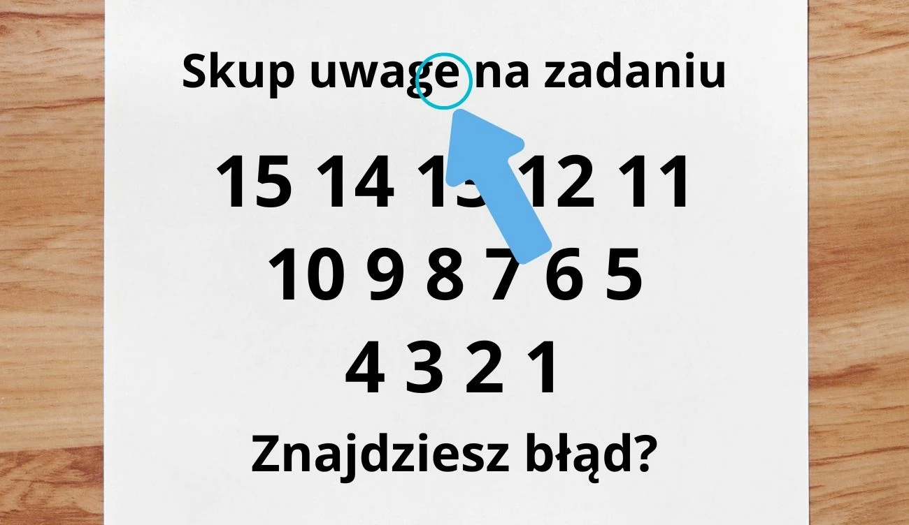 Rozwiązanie zagadki na spostrzegawczość sprawiło problem? Rozwiązanie zagadki na spostrzegawczość sprawiło problem?