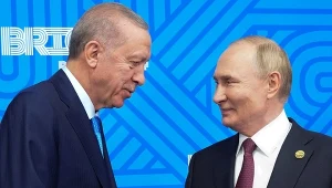 Recep Tayyip Erdogan i Władimir Putin podczas zeszłorocznego szczytu BRICS w Kazaniu