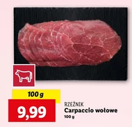 Карпаччо з яловичини Rzeźnik