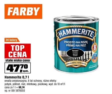 Emalia antykorozyjna Hammerite