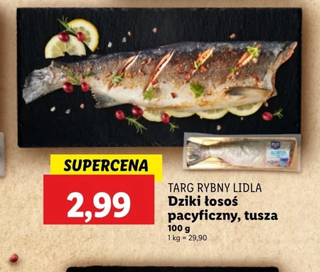 Łosoś Targ rybny Lidla