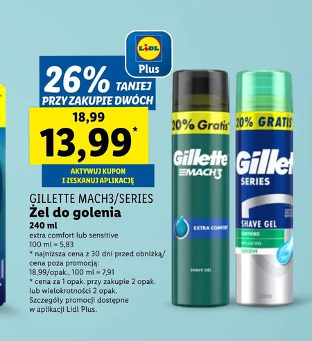Гель для гоління Gillette