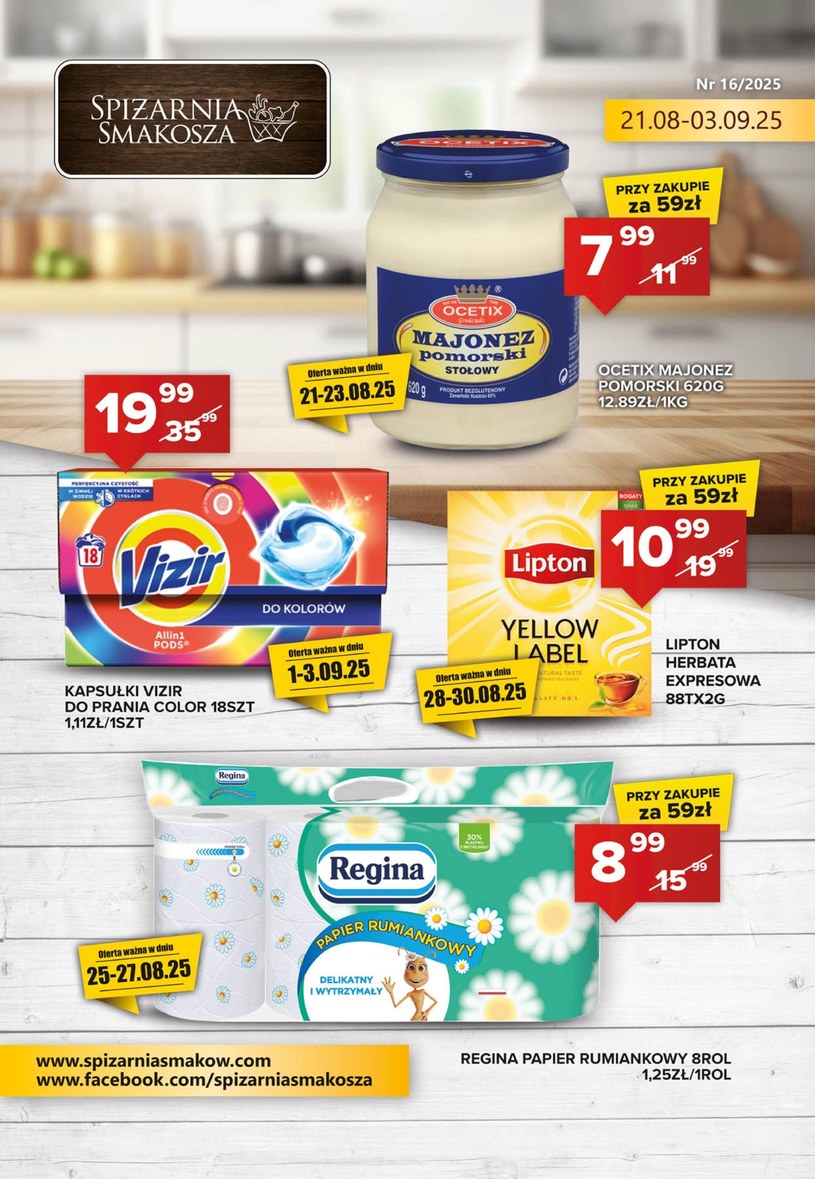 Gazetka promocyjna Spiżarnia Smakosza - wygasła 12 dni temu