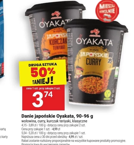 Danie gotowe Oyakata
