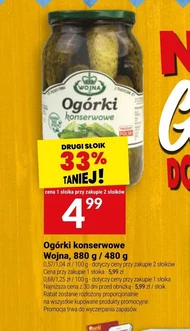 Ogórki konserwowe Wojna