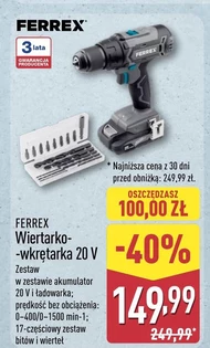 Wkrętarko-wiertarka Ferrex