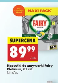 Kapsułki do zmywarki Fairy