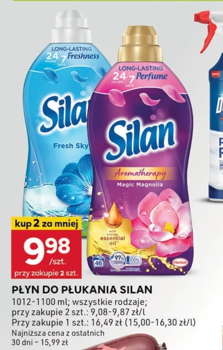 Płyn do płukania tkanin Silan