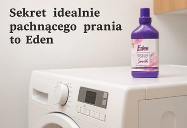 Pralka i perfumy do prania Eden