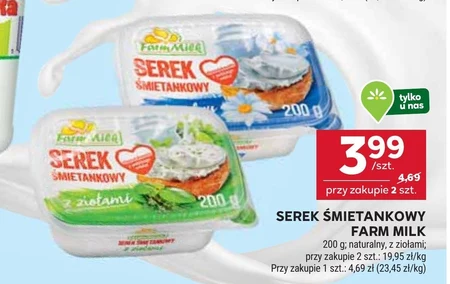 Serek śmietankowy Farm Milk