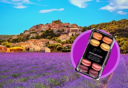 Prowansja, słodkie, francuskie makaroniki