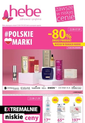 Gazetka promocyjna Hebe, ważna od 22.08.2025 do 07.09.2025.