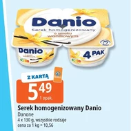 Гомогенізований сир Danio