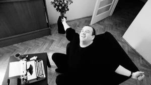 Stanisław Soyka w latach 90. w swoim mieszkaniu w Warszawie