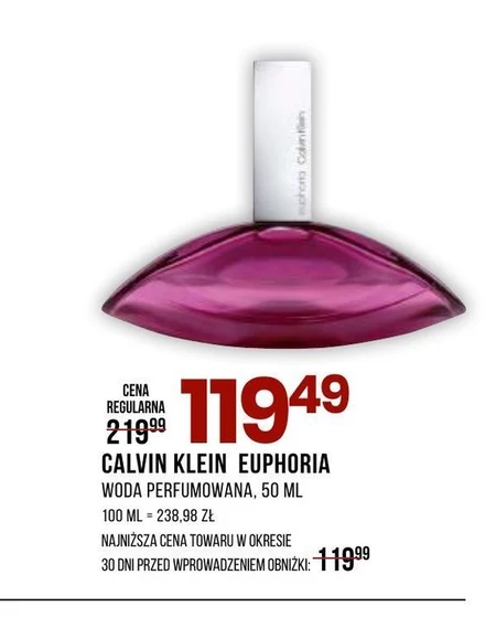 Woda perfumowana Calvin Klein