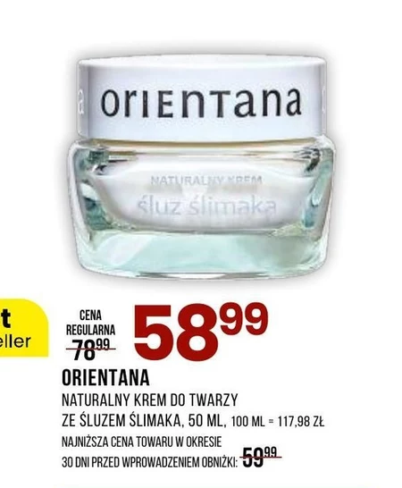 Krem do twarzy Orientana