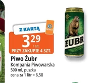 Пиво Żubr