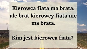 Trywialna zagadka, która potrafi namieszać. Nie zabrnij w ślepą uliczkę