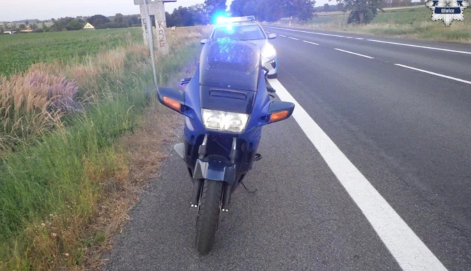 Ponad 2 promile alkoholu w organizmie i 400 km do przejechania. Policjanci zatrzymali pijanego motocyklistę.