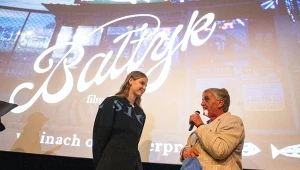 Iga Lis i pani Miecia na premierze filmu "Bałtyk"