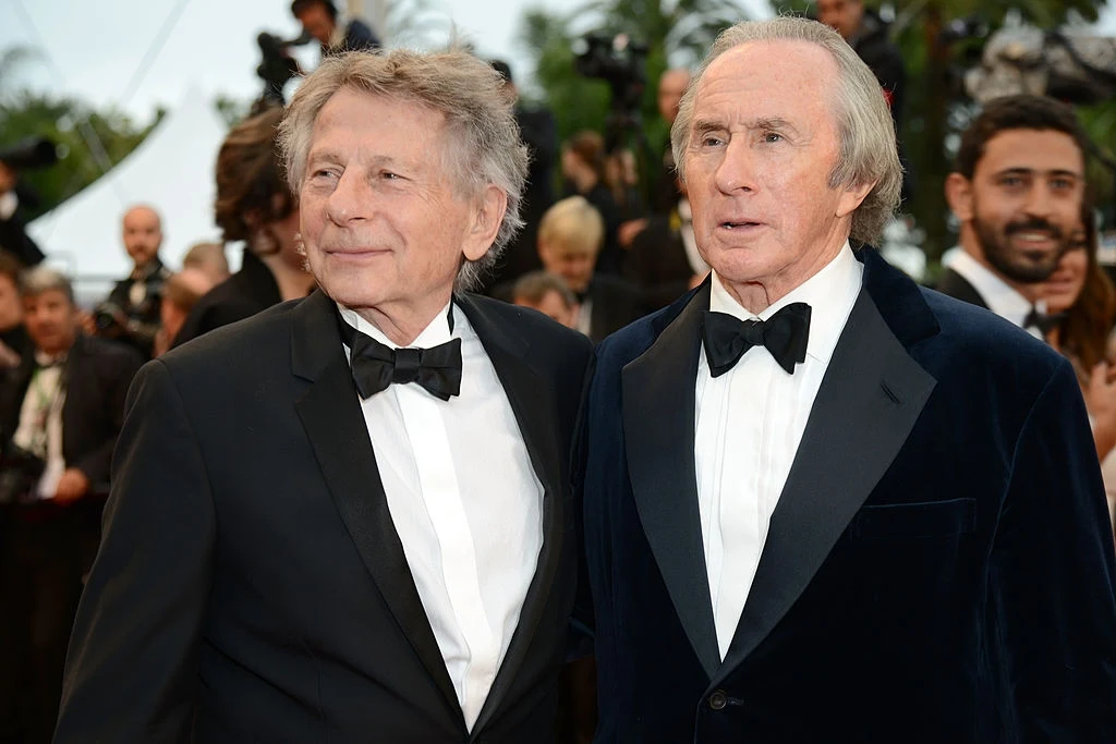 Roman Polanski i Jackie Stewart, festiwal w Cannes 