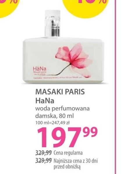 Woda perfumowana damska Parys