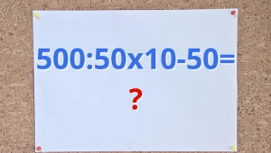 Ta zagadka wymaga dobrej kolejności działań. Które wykonasz najpierw?