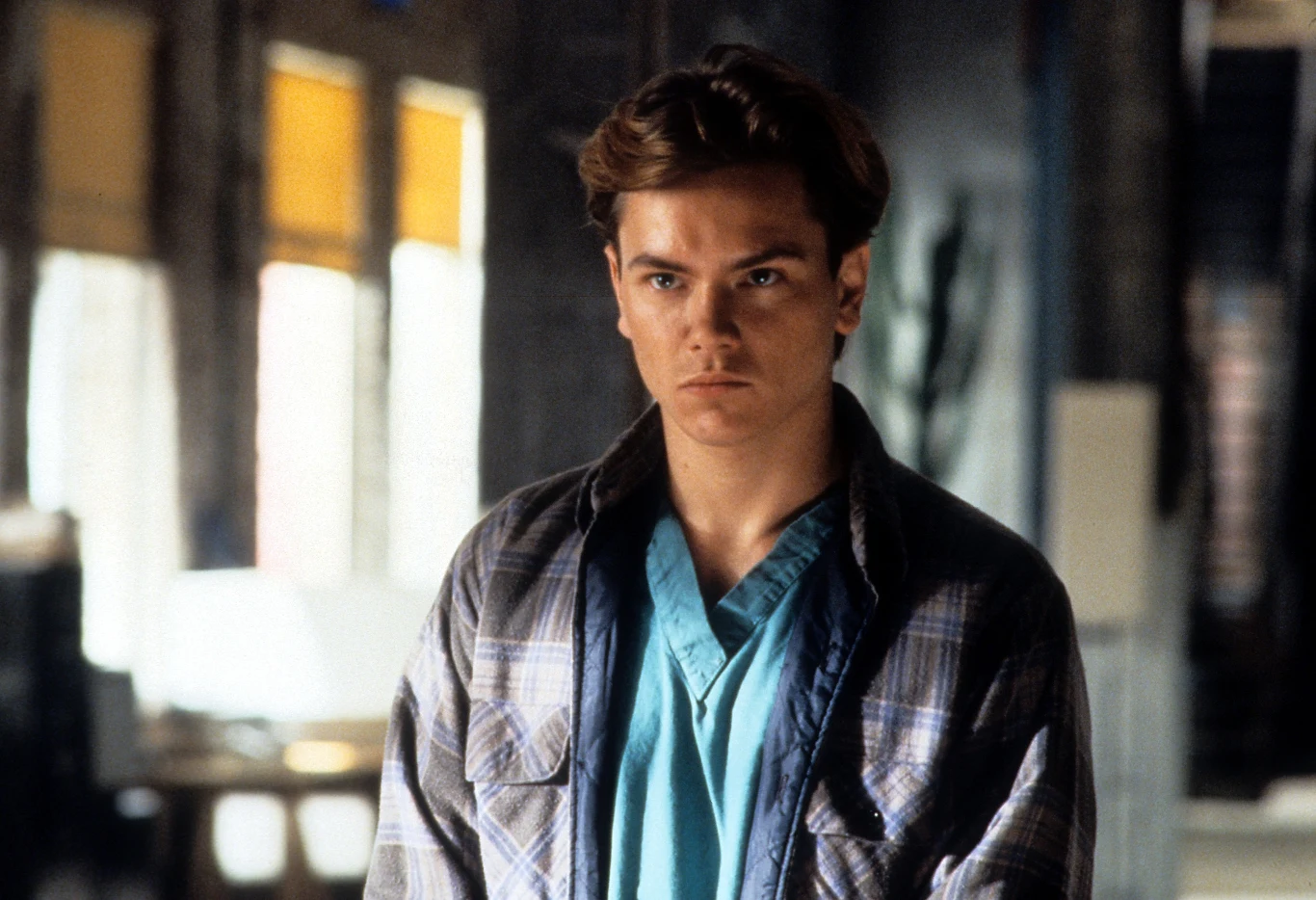 River Phoenix w filmie "Włamywacze" z 1992 roku River Phoenix w filmie "Włamywacze" z 1992 roku