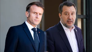 Włoska opozycja reaguje na wypowiedź Salviniego o Macronie