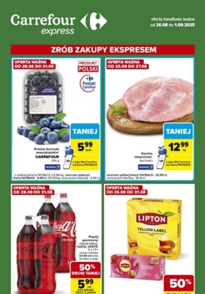 Gazetka promocyjna Carrefour Express, ważna od 26.08.2025 do 01.09.2025.