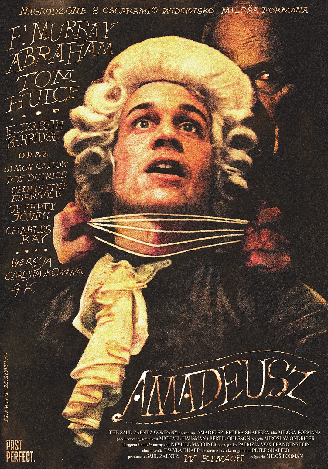 Artystyczny plakat filmu "Amadeusz"