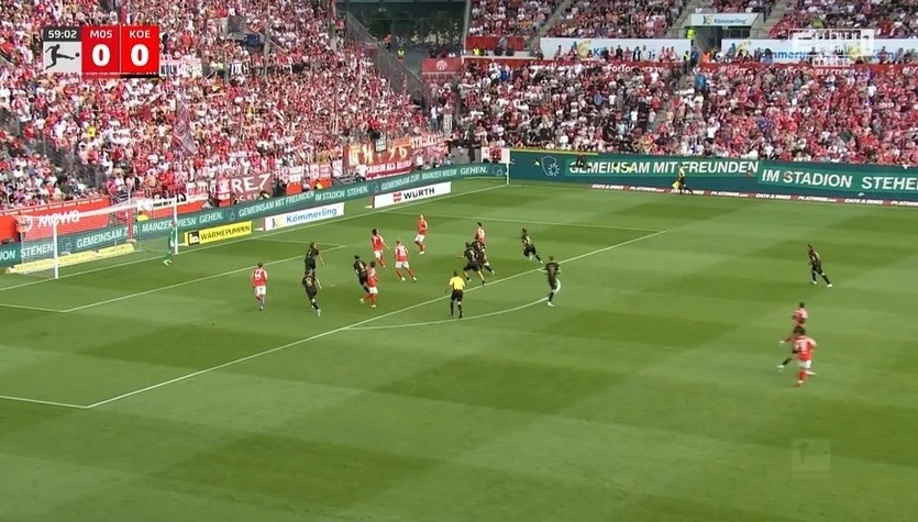 1.FSV Mainz - 1.FC Koeln 0-1. SKRÓT. WIDEO (Eleven Sports)